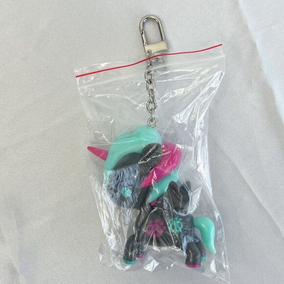 Rare Tokidoki Classico Unicorno Bag Charm Keychain Vintage 2014 Gray Teal HTF - Picture 9 of 9